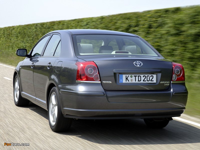 Toyota Avensis Sedan 2006–08 wallpapers (800 x 600)