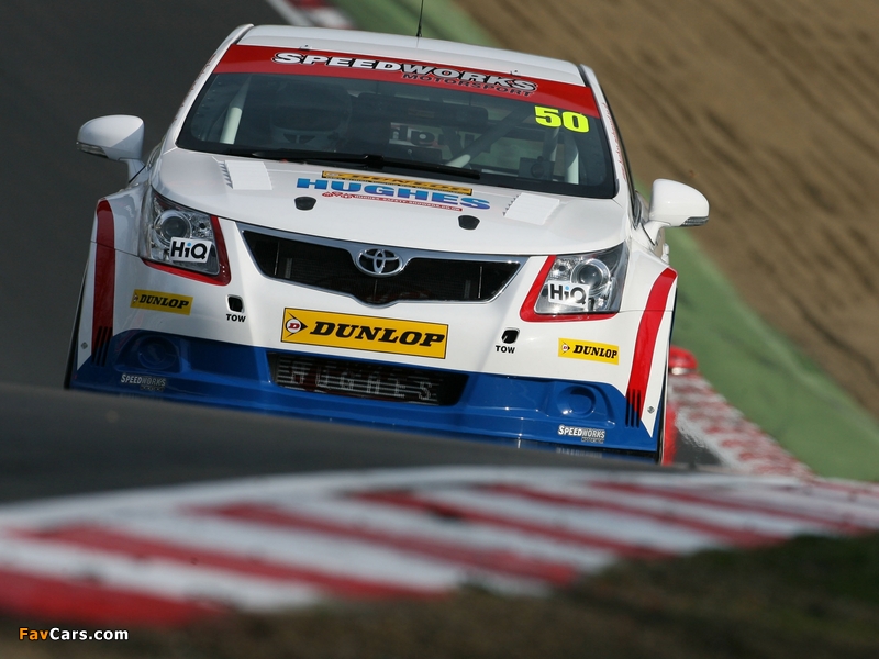 Toyota Avensis Sedan BTCC 2010 photos (800 x 600)