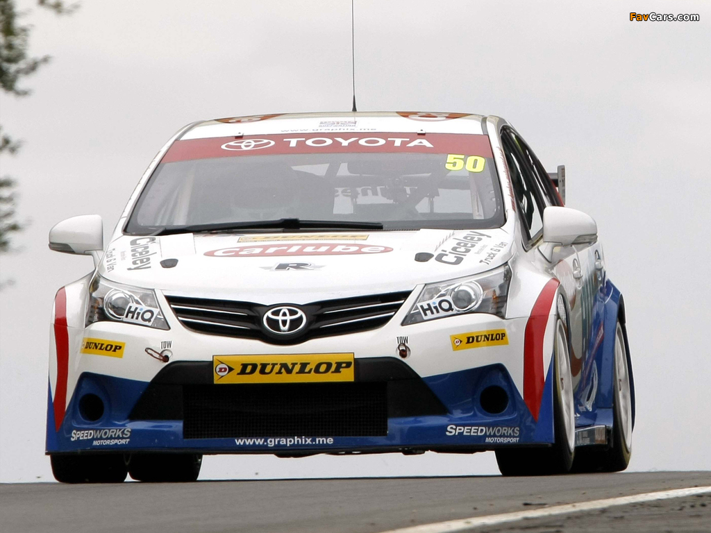 Toyota Avensis Sedan BTCC 2010 photos (1024 x 768)