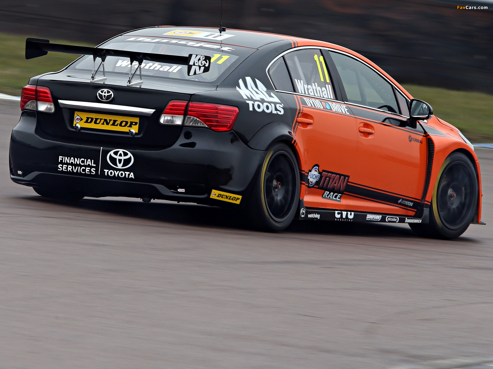 Toyota Avensis Sedan BTCC 2010 pictures (1600 x 1200)