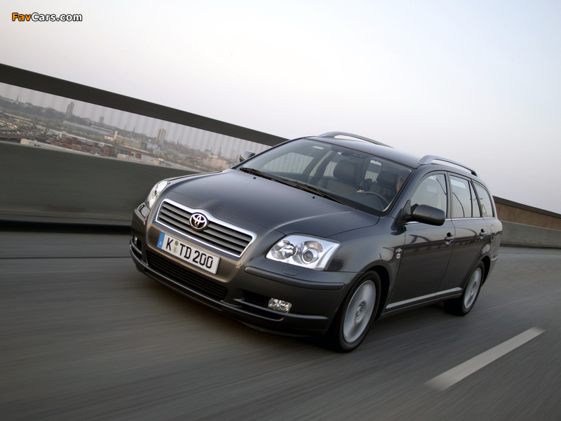 Toyota Avensis Wagon 2003–06 wallpapers (800 x 600)