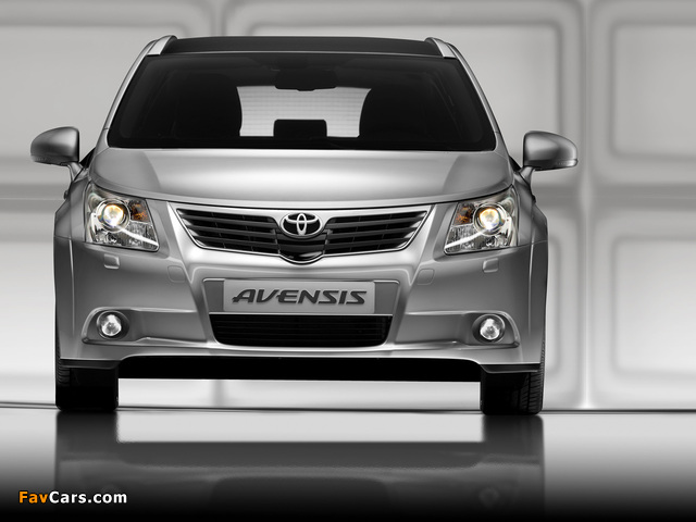 Toyota Avensis Wagon 2008–11 wallpapers (640 x 480)