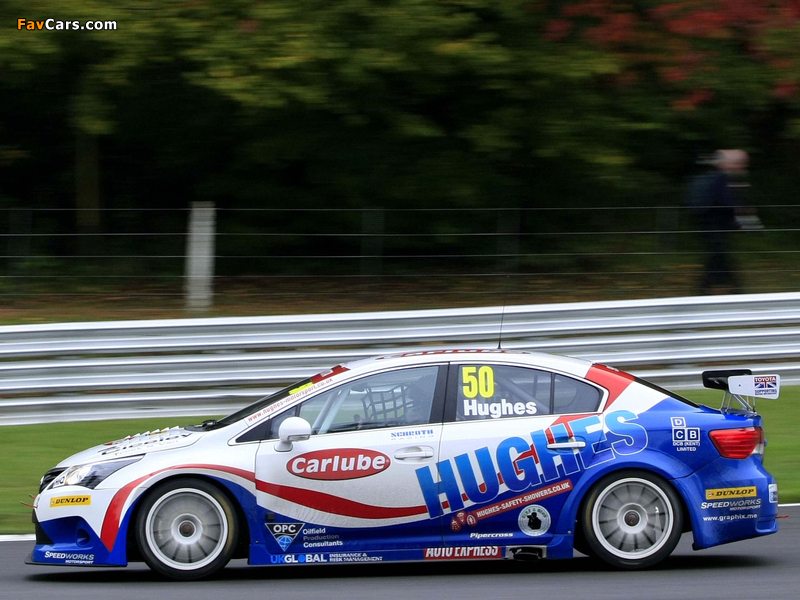 Toyota Avensis Sedan BTCC 2010 wallpapers (800 x 600)