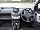 Toyota Aygo 5-door UK-spec 2008–12 wallpapers