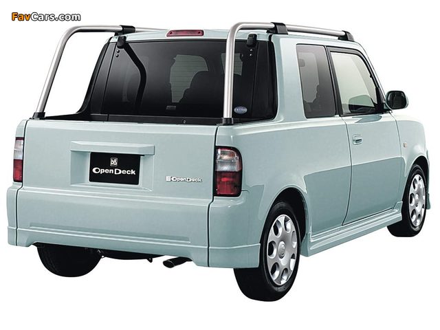 Toyota bB Open Deck 2001–03 wallpapers (640 x 480)