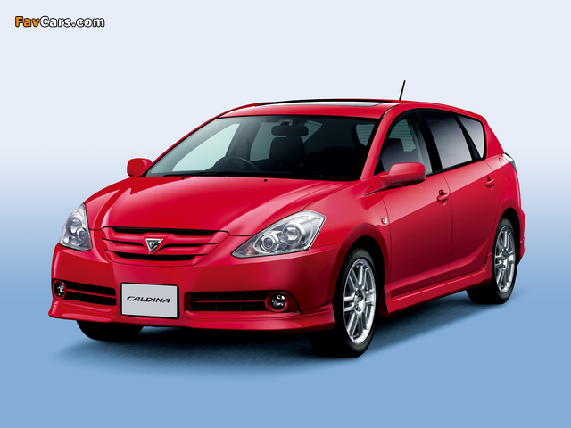 Toyota Caldina Z S Edition (T240) 2005–07 images (640 x 480)