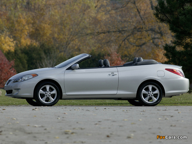 Pictures of Toyota Camry Solara Convertible 2004–06 (640 x 480)