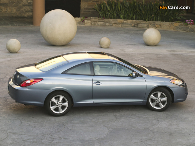 Toyota Camry Solara Coupe 2004–06 wallpapers (640 x 480)