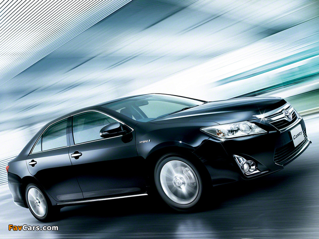Images of Toyota Camry Hybrid JP-spec 2011 (640 x 480)