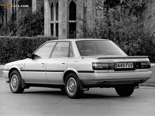 Photos of Toyota Camry Sedan UK-spec 1986–91 (640 x 480)