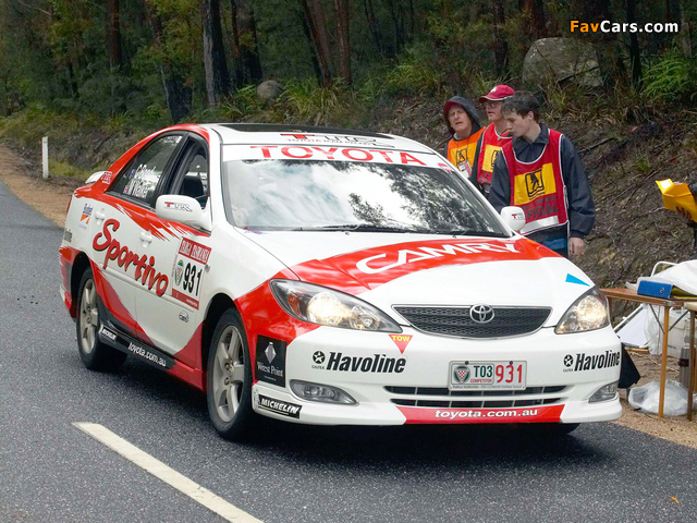 Photos of Toyota Camry Sportivo Rally Car (ACV30) 2002–04 (640 x 480)