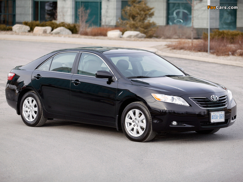 Pictures of Toyota Camry XLE 2006–09 (800 x 600)