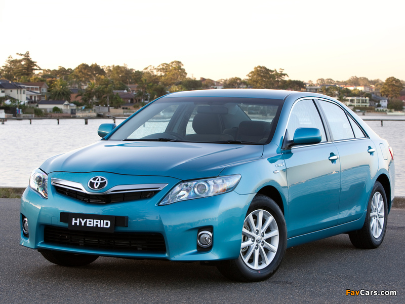 Pictures of Toyota Camry Hybrid AU-spec 2009–11 (800 x 600)