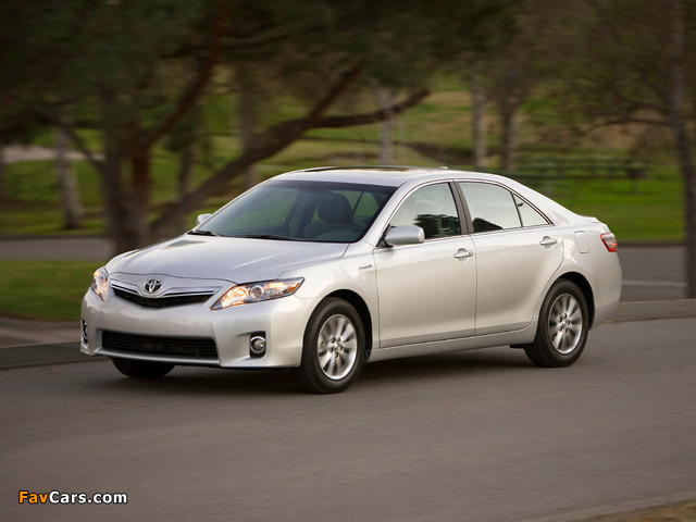 Pictures of Toyota Camry Hybrid 2009–11 (640 x 480)