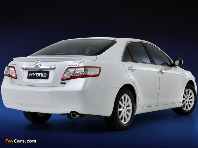 Pictures of Toyota Camry Hybrid AU-spec 2009–11 (640 x 480)