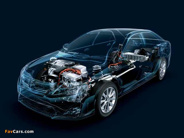 Pictures of Toyota Camry Hybrid JP-spec 2011 (640 x 480)