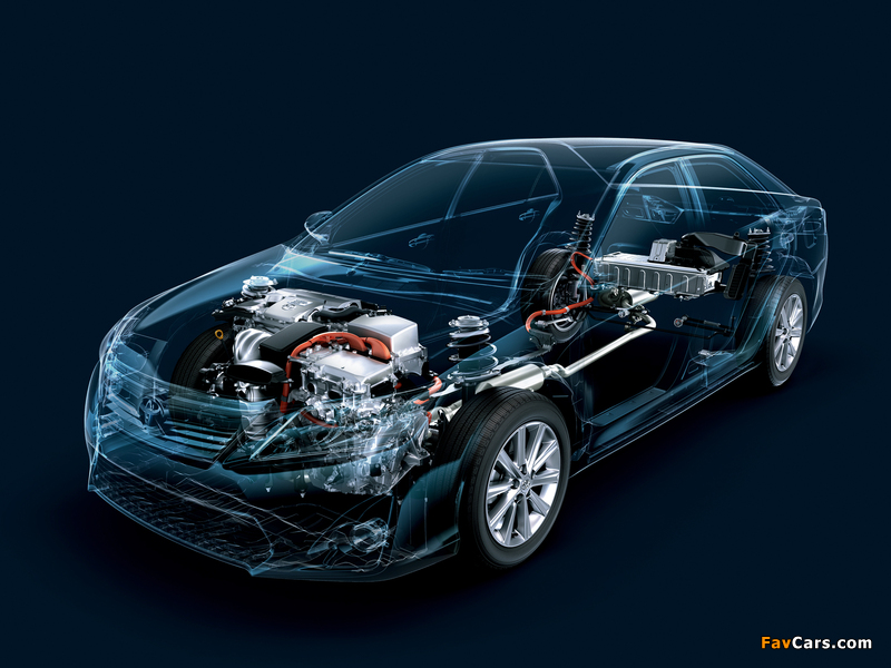 Pictures of Toyota Camry Hybrid JP-spec 2011 (800 x 600)