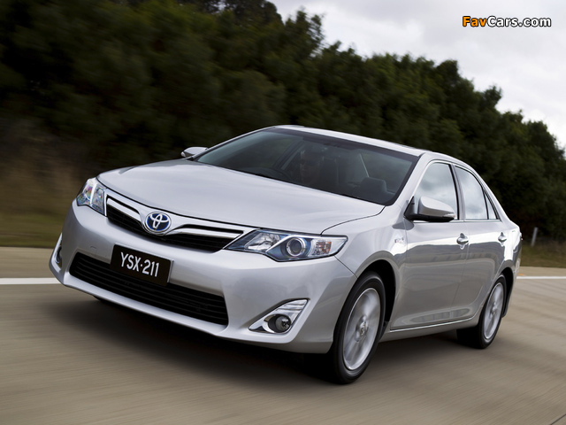 Pictures of Toyota Camry Hybrid AU-spec 2011 (640 x 480)