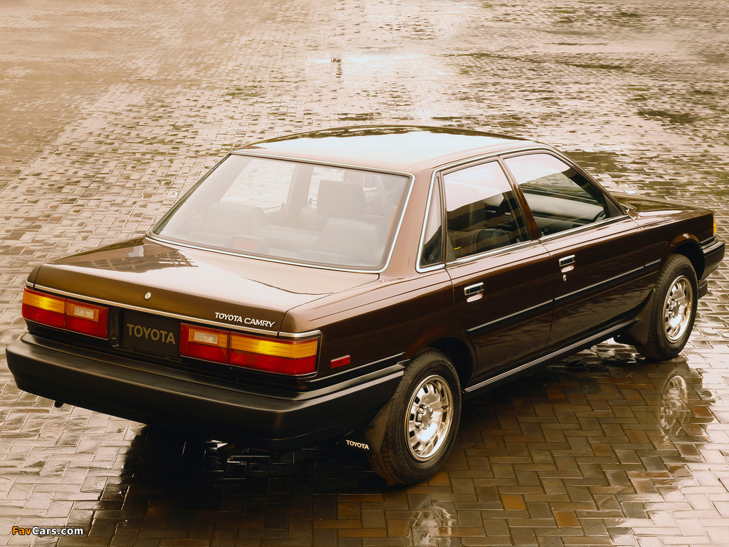 Toyota Camry Sedan Deluxe US-spec 1986–91 pictures (1024 x 768)