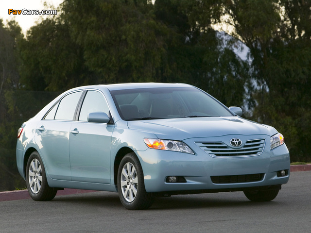 Toyota Camry XLE 2006–09 wallpapers (640 x 480)