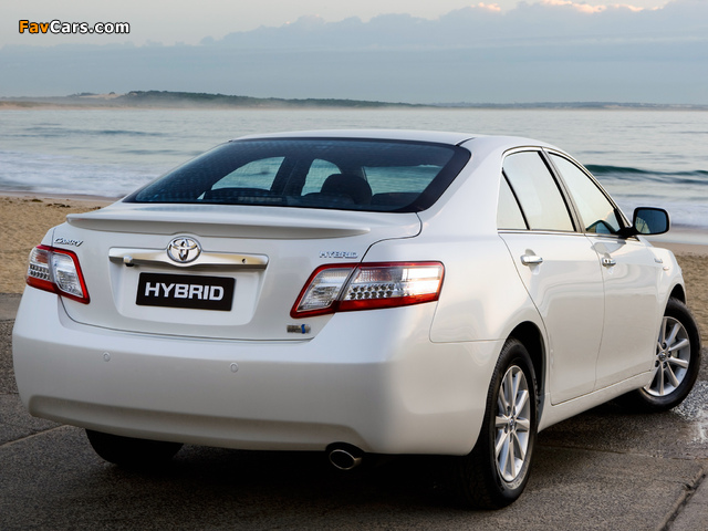 Toyota Camry Hybrid AU-spec 2009–11 images (640 x 480)