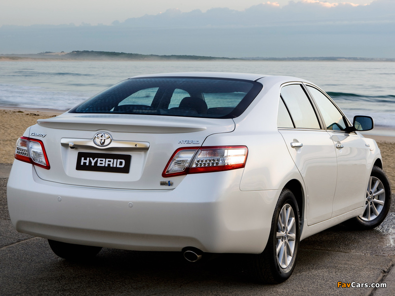 Toyota Camry Hybrid AU-spec 2009–11 images (800 x 600)