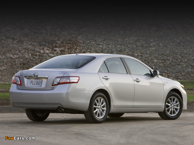 Toyota Camry Hybrid 2009–11 images (640 x 480)