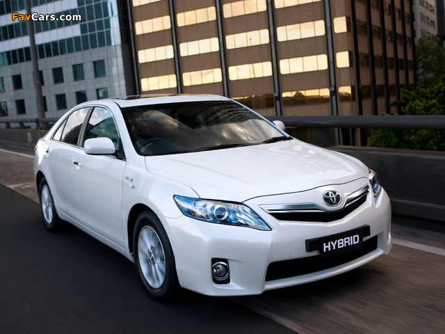 Toyota Camry Hybrid AU-spec 2009–11 pictures (640 x 480)