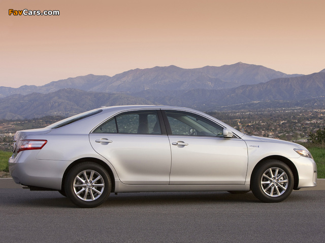 Toyota Camry Hybrid 2009–11 wallpapers (640 x 480)