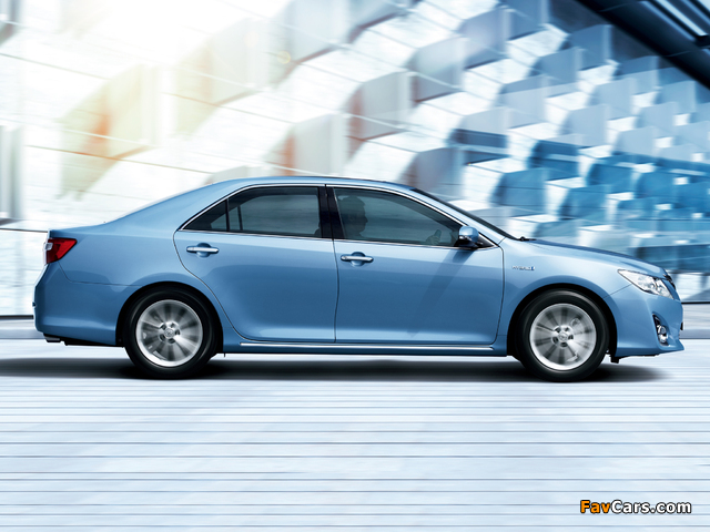 Toyota Camry Hybrid JP-spec 2011 images (640 x 480)