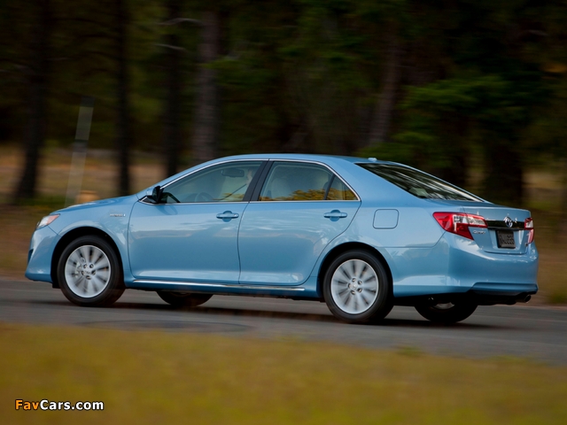 Toyota Camry Hybrid US-spec 2011 photos (640 x 480)