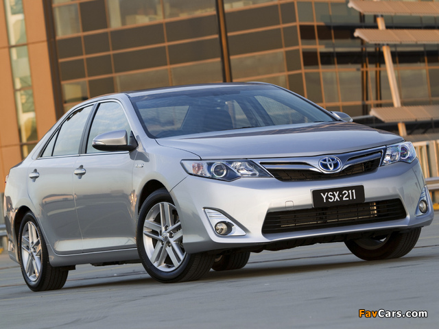 Toyota Camry Hybrid AU-spec 2011 pictures (640 x 480)
