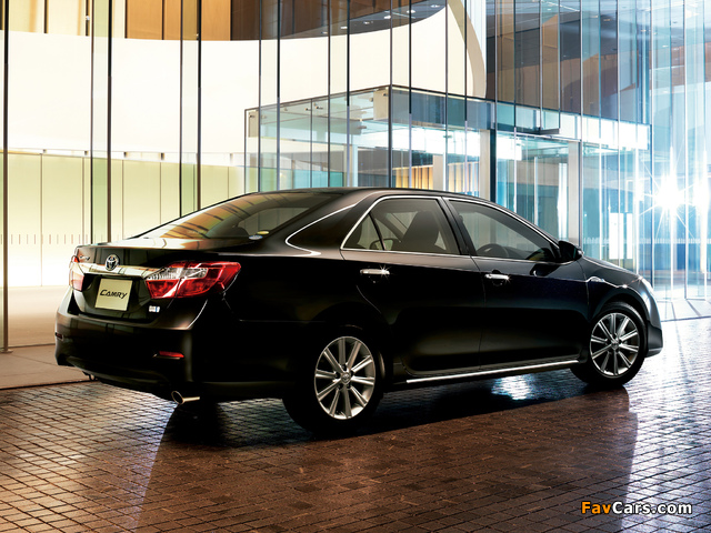 Toyota Camry Hybrid JP-spec 2011 wallpapers (640 x 480)