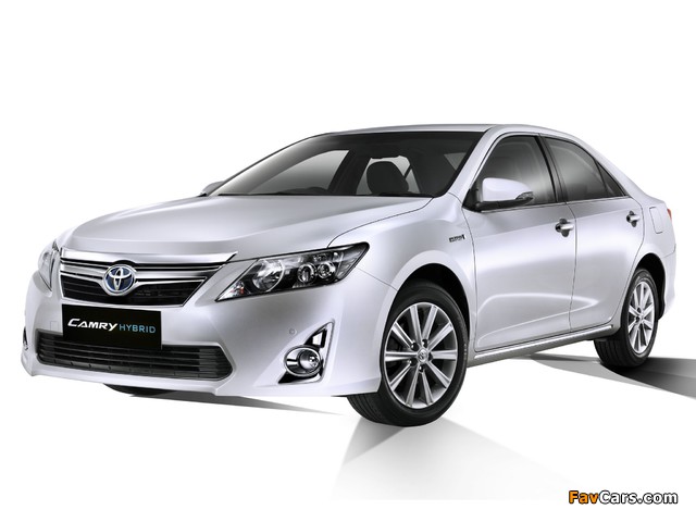 Toyota Camry Hybrid JP-spec 2011 wallpapers (640 x 480)