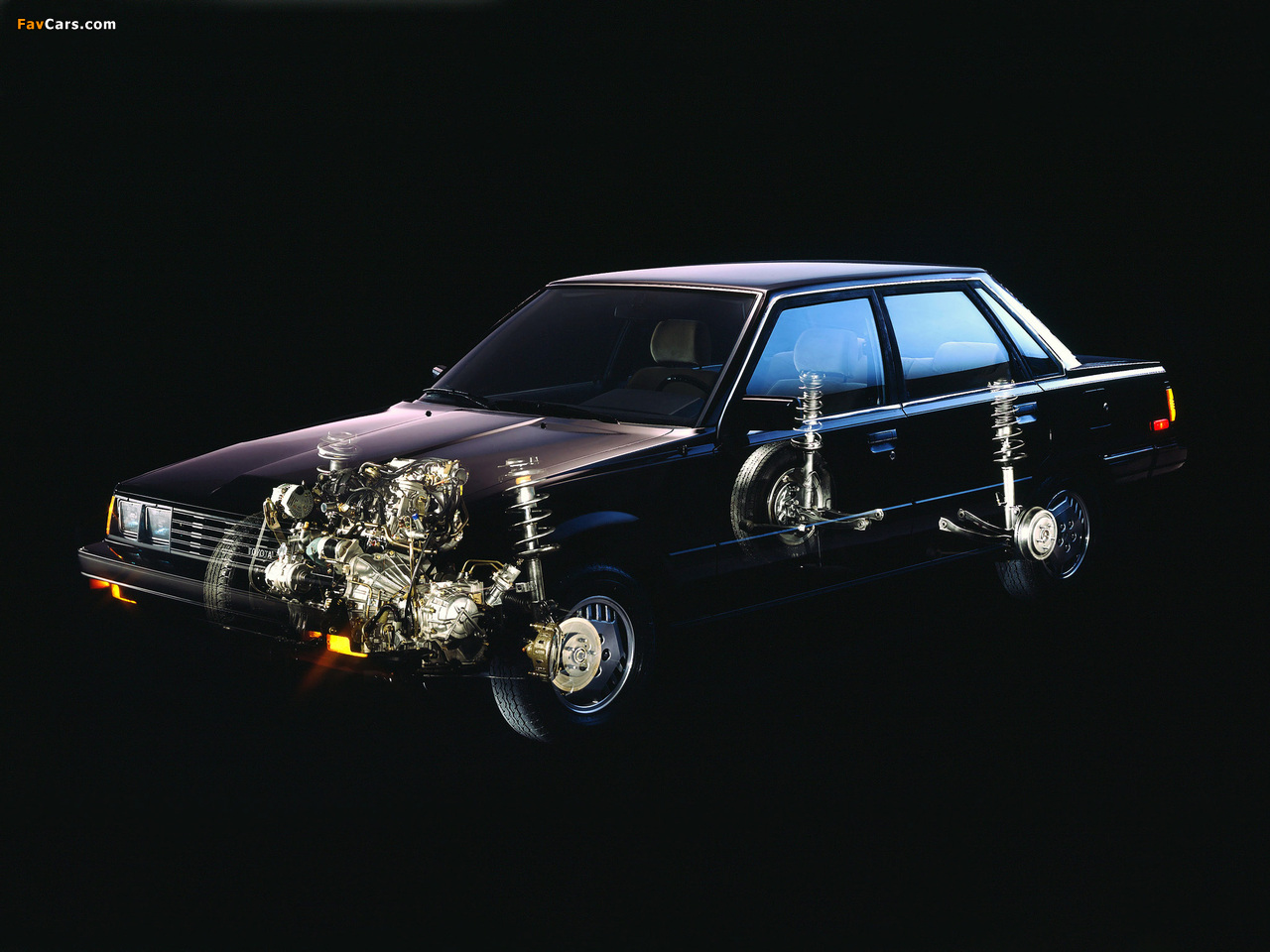 Toyota Camry LE US-spec (V10) 1984–86 wallpapers (1280 x 960)