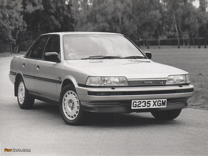 Toyota Camry Sedan UK-spec 1986–91 wallpapers (800 x 600)