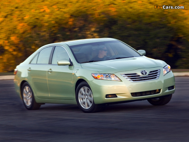 Toyota Camry Hybrid 2006–09 wallpapers (640 x 480)