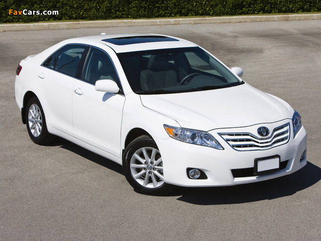 Toyota Camry XLE 2009–11 wallpapers (640 x 480)