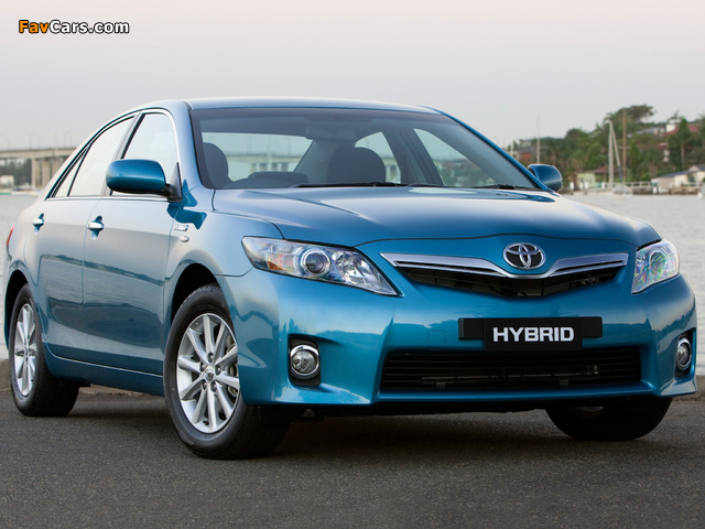 Toyota Camry Hybrid AU-spec 2009–11 wallpapers (640 x 480)