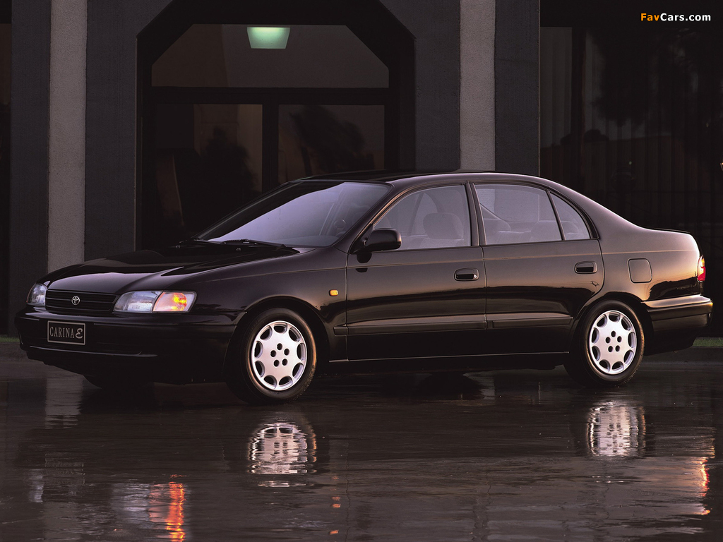 Photos of Toyota Carina E (AT190) 1992–96 (1024 x 768)
