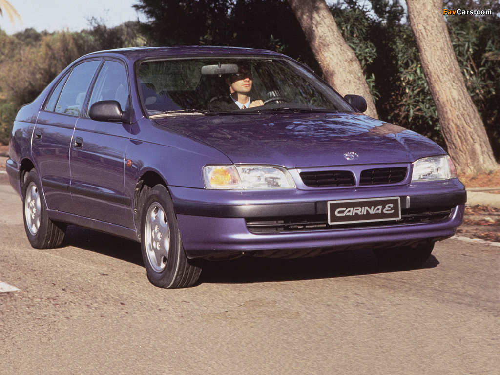 Toyota Carina E 1996–97 pictures (1024 x 768)