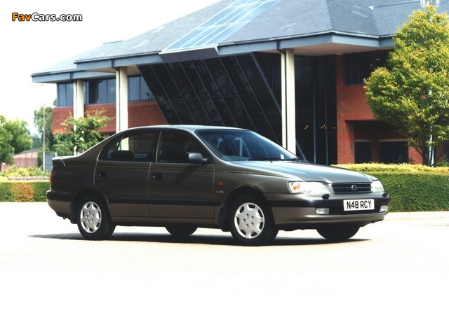 Toyota Carina E UK-spec (AT190) 1992–96 wallpapers (640 x 480)