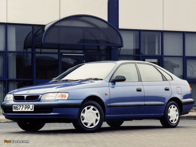 Toyota Carina E Liftback UK-spec 1996–97 wallpapers (800 x 600)