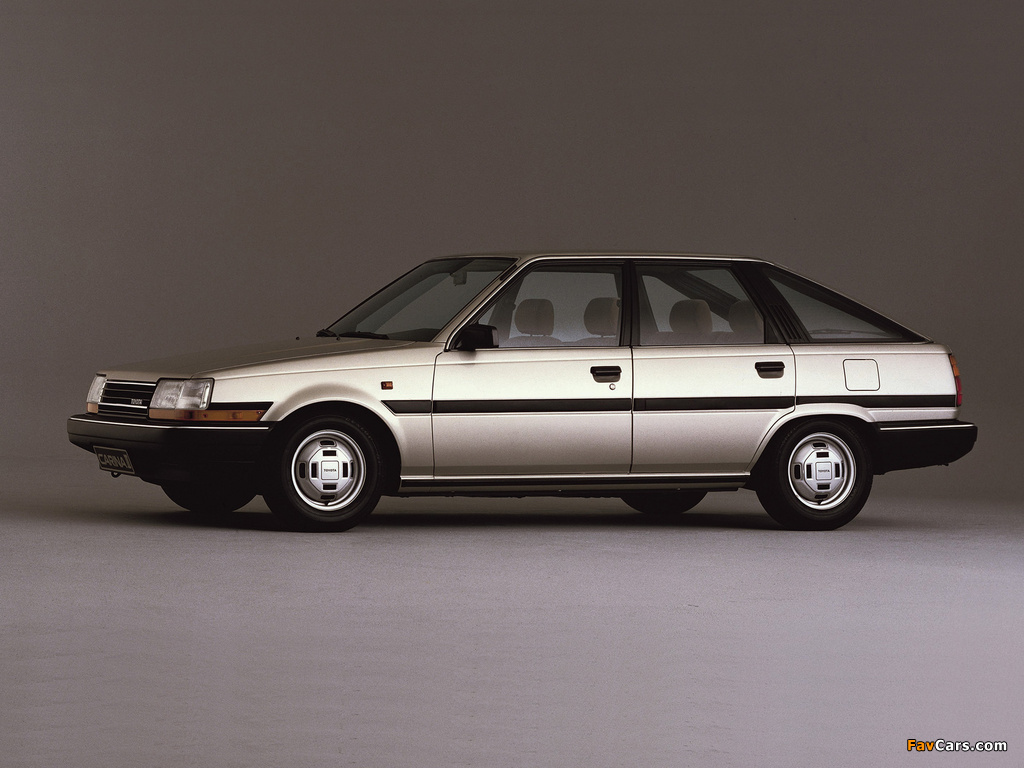 Toyota Carina II Liftback (T150) 1984–87 pictures (1024 x 768)