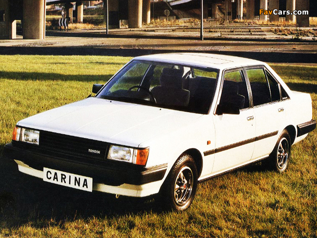 Photos of Toyota Carina 1.6 GL Saloon UK-spec (TA61) 1982–84 (640 x 480)