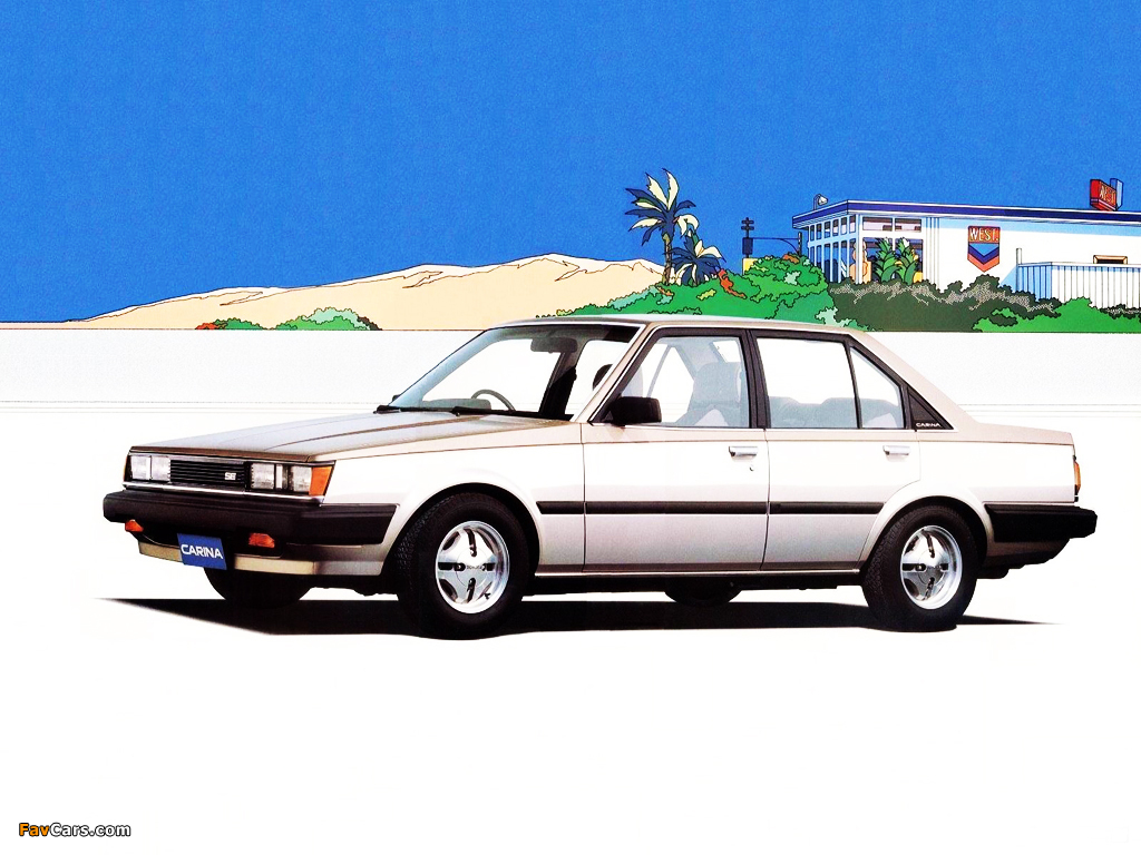 Photos of Toyota Carina SE 4-door Sedan (A60) 1983–88 (1024 x 768)