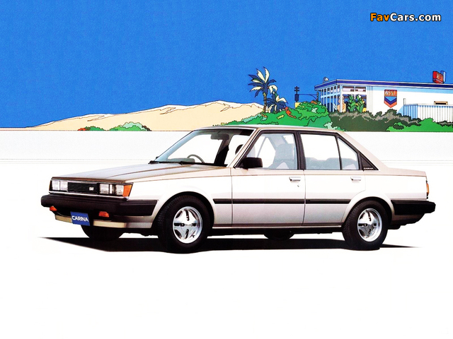 Photos of Toyota Carina SE 4-door Sedan (A60) 1983–88 (640 x 480)
