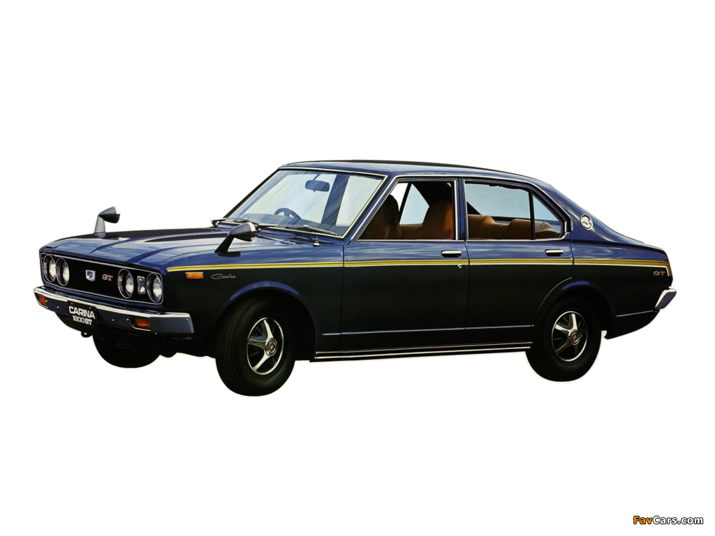 Pictures of Toyota Carina 1600 GT 4-door Sedan (TA12) 1973–75 (1024 x 768)