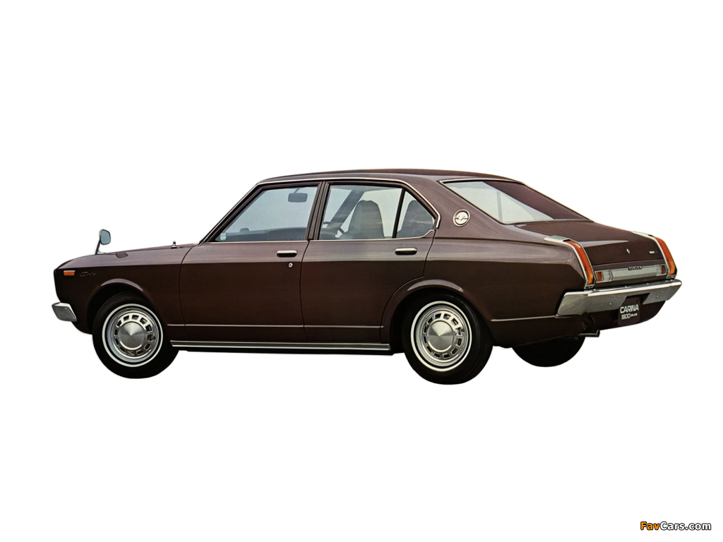 Toyota Carina 1600 Deluxe 4-door Sedan (TA12) 1973–75 images (1024 x 768)