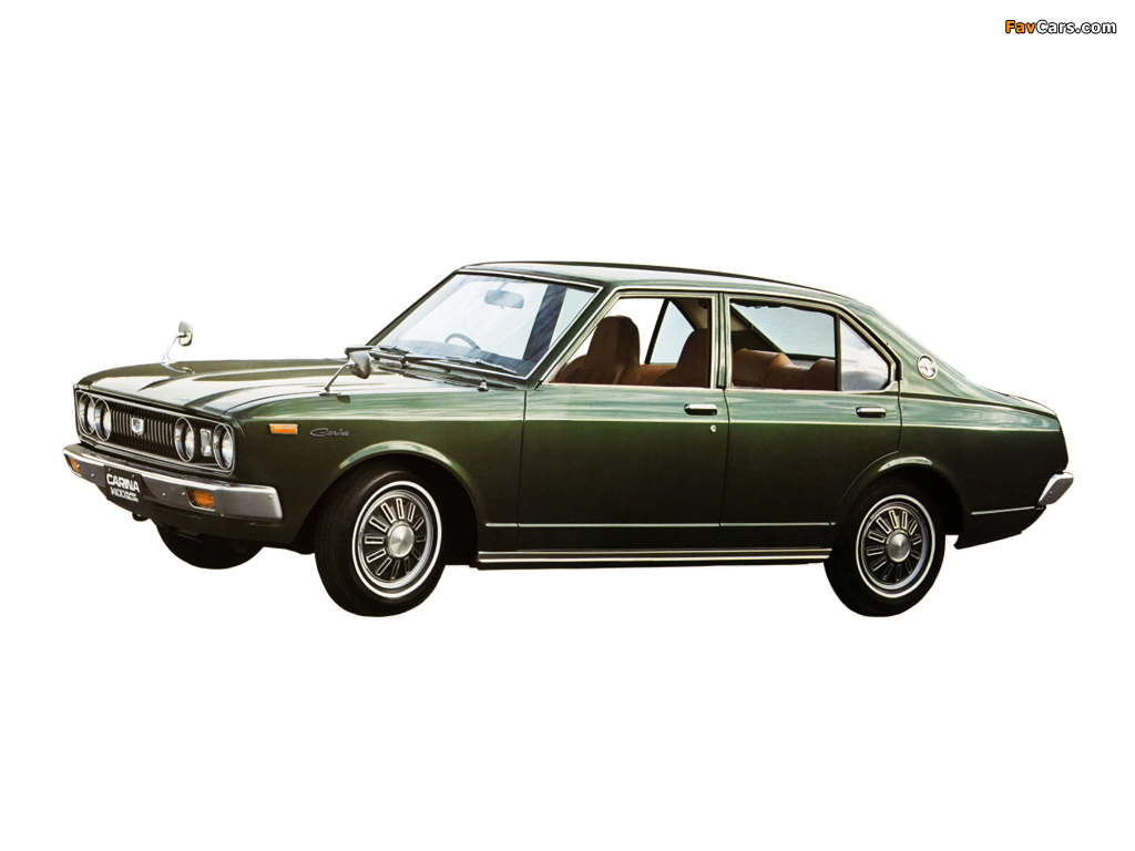 Toyota Carina 1400 Super Deluxe 4-door Sedan (TA10) 1973–75 wallpapers (1024 x 768)